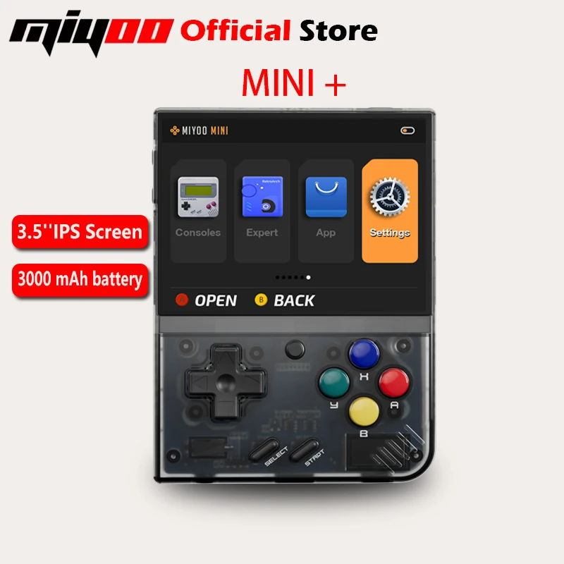 MIYOO Mini Plus Portable Retro Handheld Game Console 3.5-inch IPS HD Screen Children's…