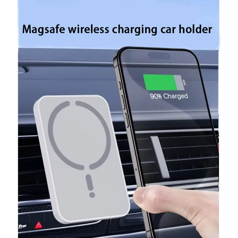 Magnetic Car Wireless Charger For iPhone 16 15 14 13 12 Pro Max Mini Macsafe Car Phone…