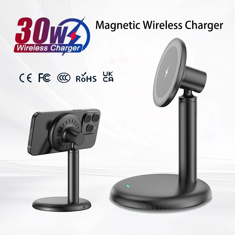 Gadgets Item Qi2 Strong Magnetic Wireless Chargers for iPhone Samsung Fast Charger Phone…