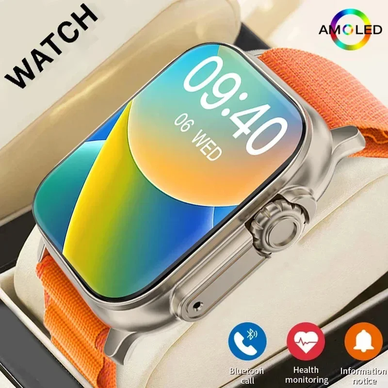 Men Smart Watch 2.01 Inch HD Screen Bluetooth Call Health Fitness Tracker Multi Sport…