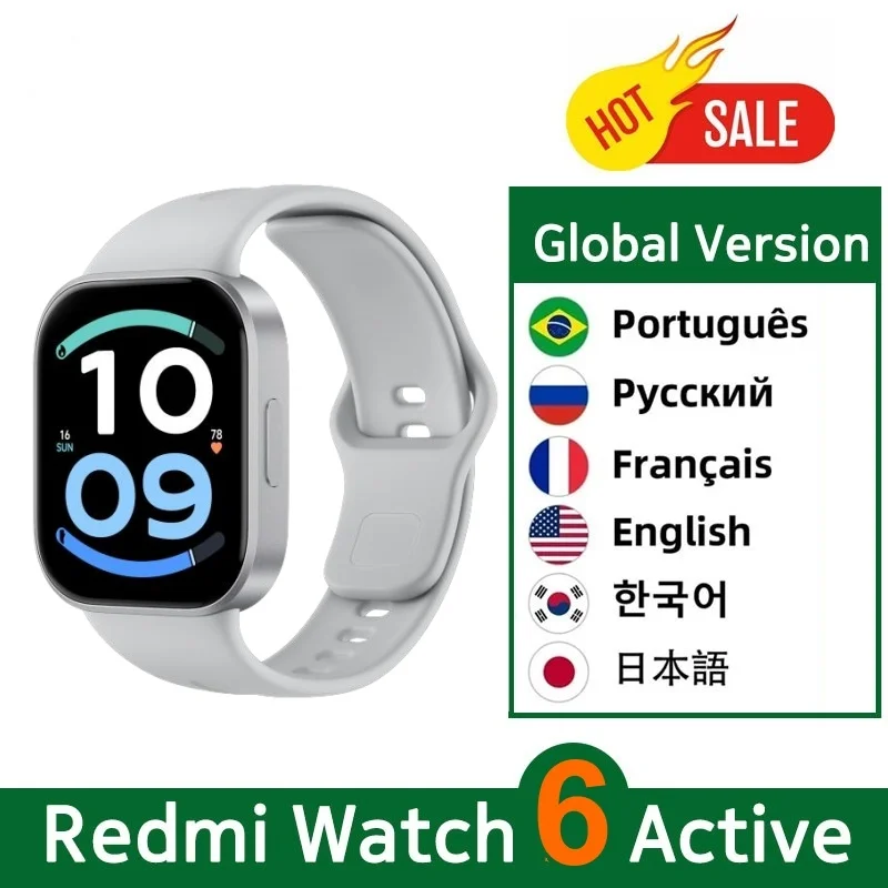 Global Version Xiaomi Redmi Watch 6 Active Smartwatch 1.85'' Display Up to 18 Days of…