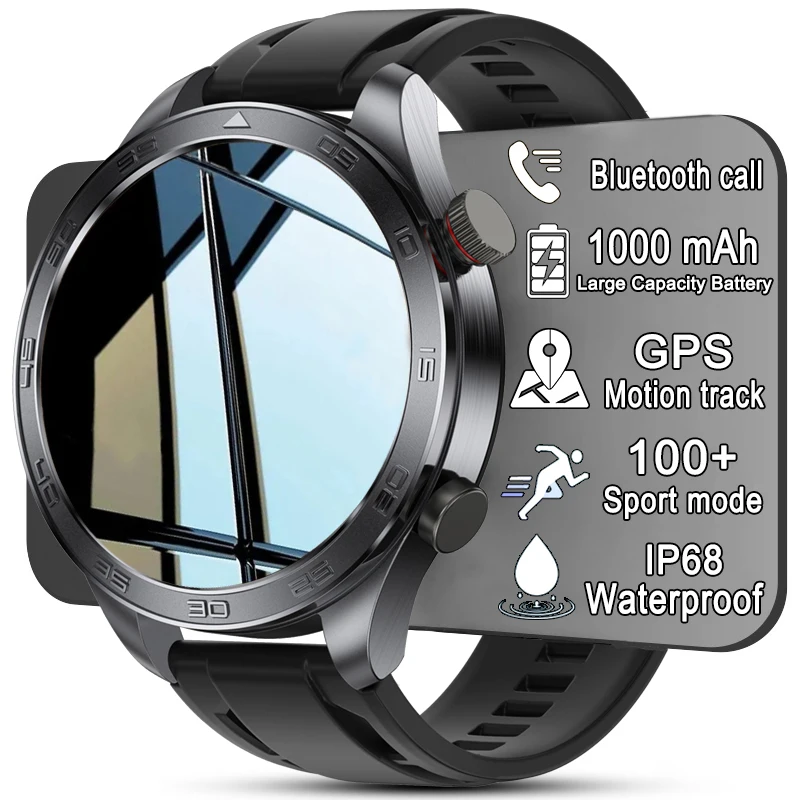 GPS Track Smart Watch Men AMOLED Screen Outdoor Sports Fitness Heart Rate Compass IP68…