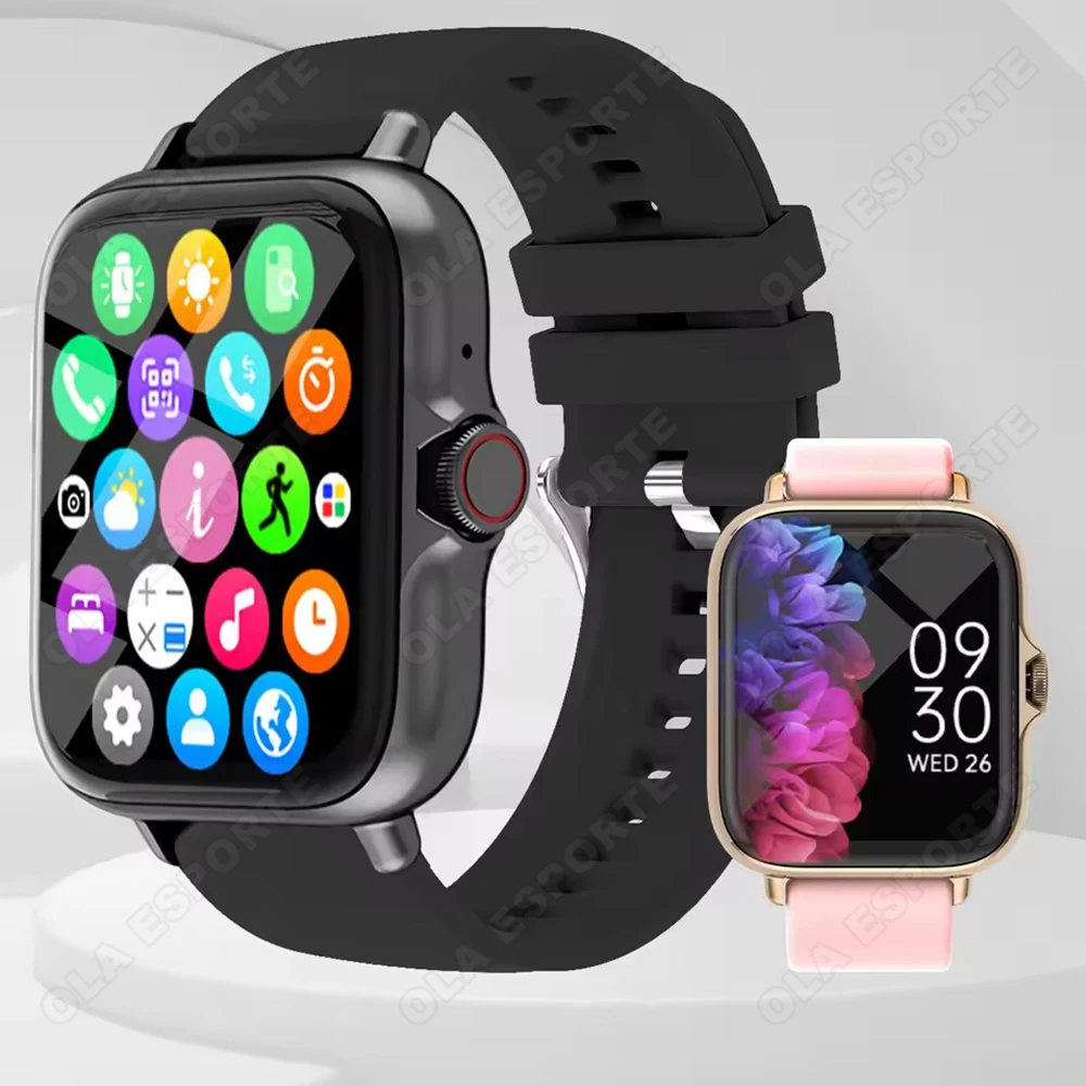 Men Women Smart Watch 1.83''Waterproof Fitness Sports Watch Answer Call Sleep Sport…