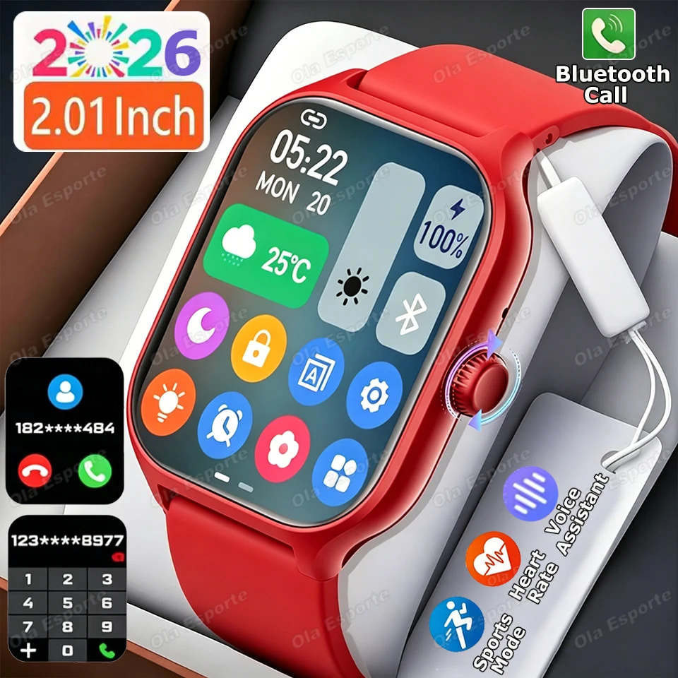 Men's Smart Watch Women's Gift Heart Rate Blood Oxygen ECG Sports Fitness Watch…