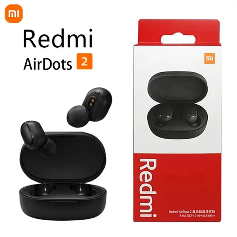 XIAOMI Redmi Airdots 2 Wireless Bluetooth Headset with Mic Earbuds Fone Bluetooth…