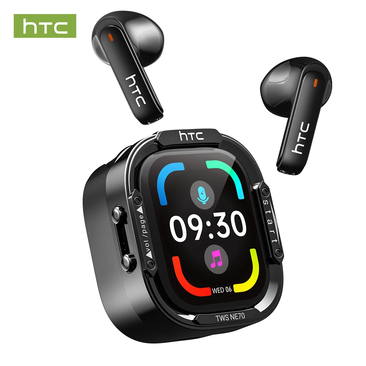 Wireless Headphones Bluetooth HTC NE70 Earphones Microphones Earbuds AI Translator…