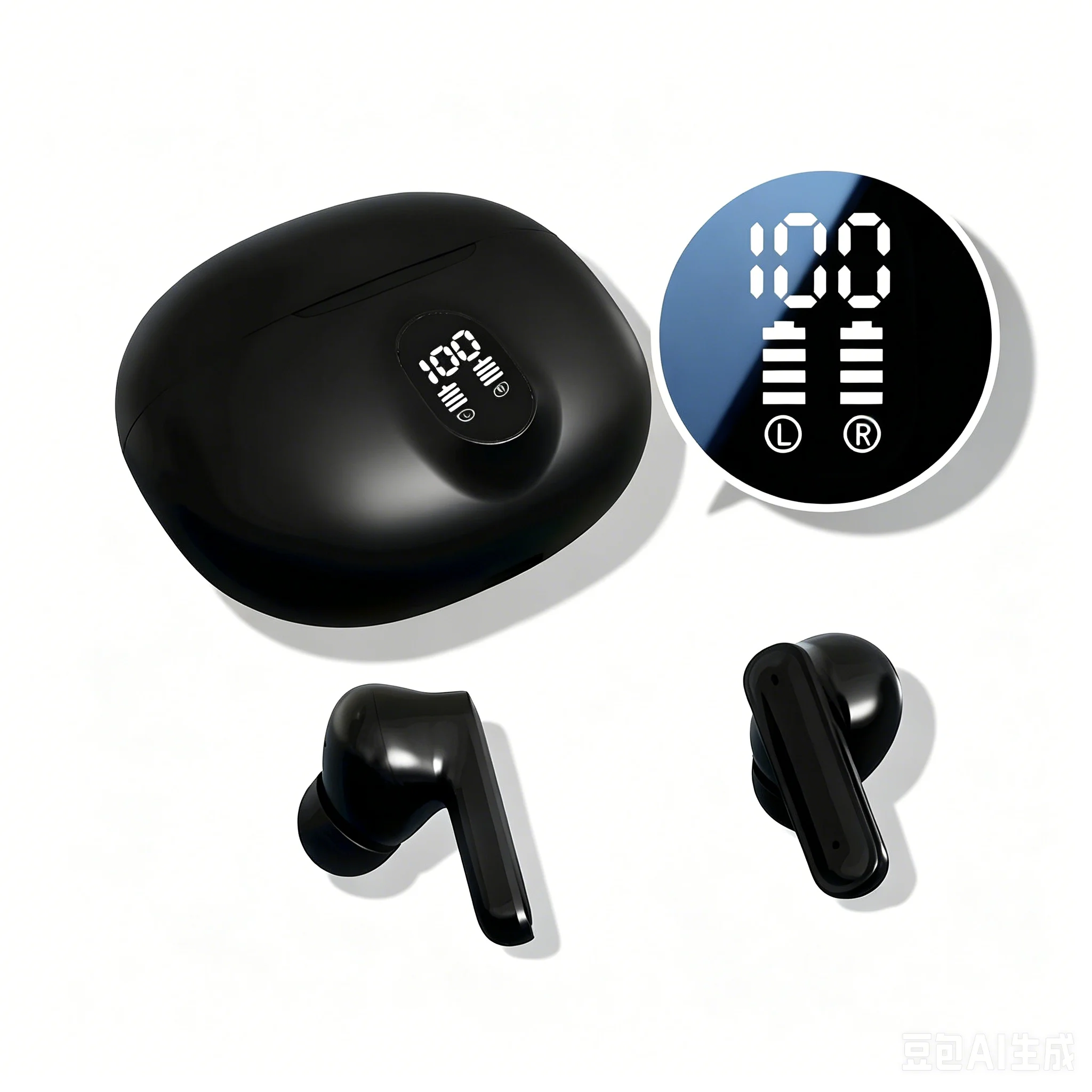 Wireless Bluetooth Headphones Built-in HD Mic Noise Isolation Large Battery for Extended…