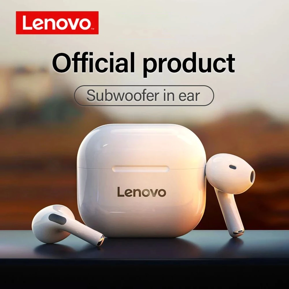 Lenovo LP40 wireless headphones TWS Bluetooth Earphones Touch Control Sport Headset…