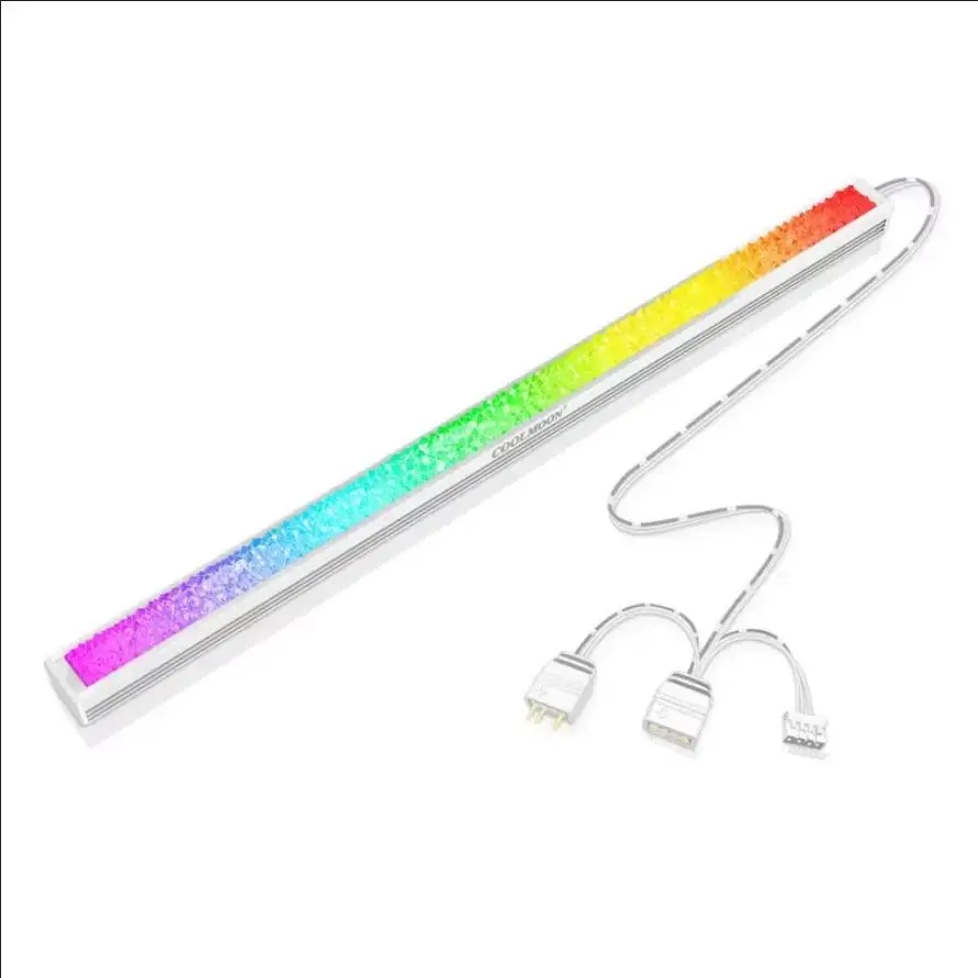 Acrylic ARGB LED Strip Lights for PC 5V 3pin 4pin RGB Diamond Hard Bar Work with Aura…