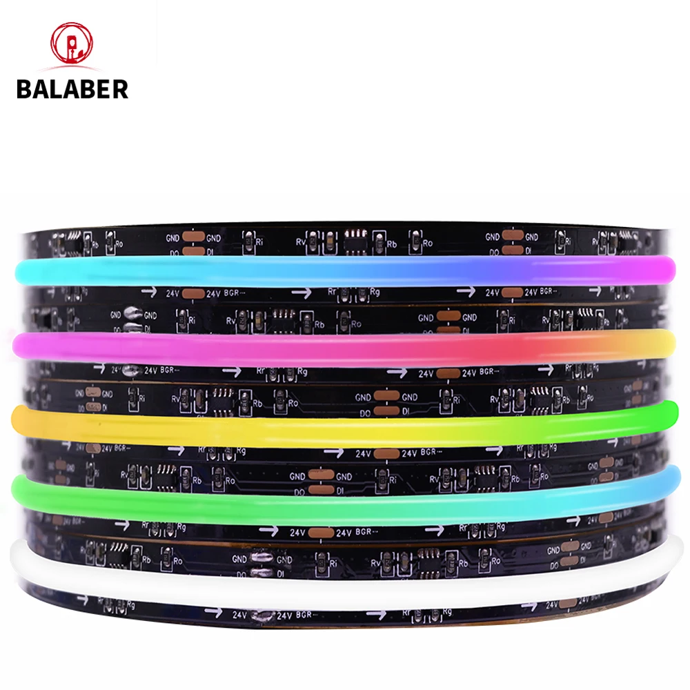 FOB COB Light Strip, SPI Addressable WS2811, Dreamy Colors, 360/480/576/720 LEDs…