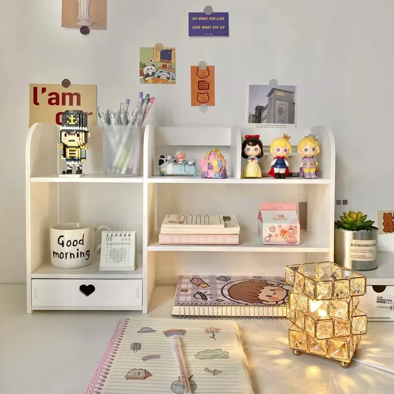 Double-Layer Desktop Organizer Rack Stationery Office Desk Accessories Storage Desktop…