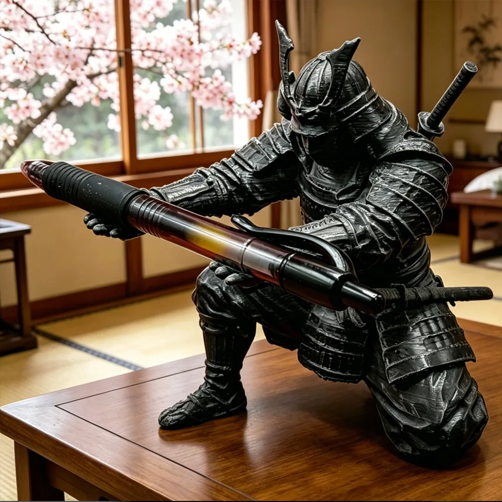 Creative Samurai Pen Holder Japanese Warrior Pencil Rack 3D Printed Stationery Organizer…