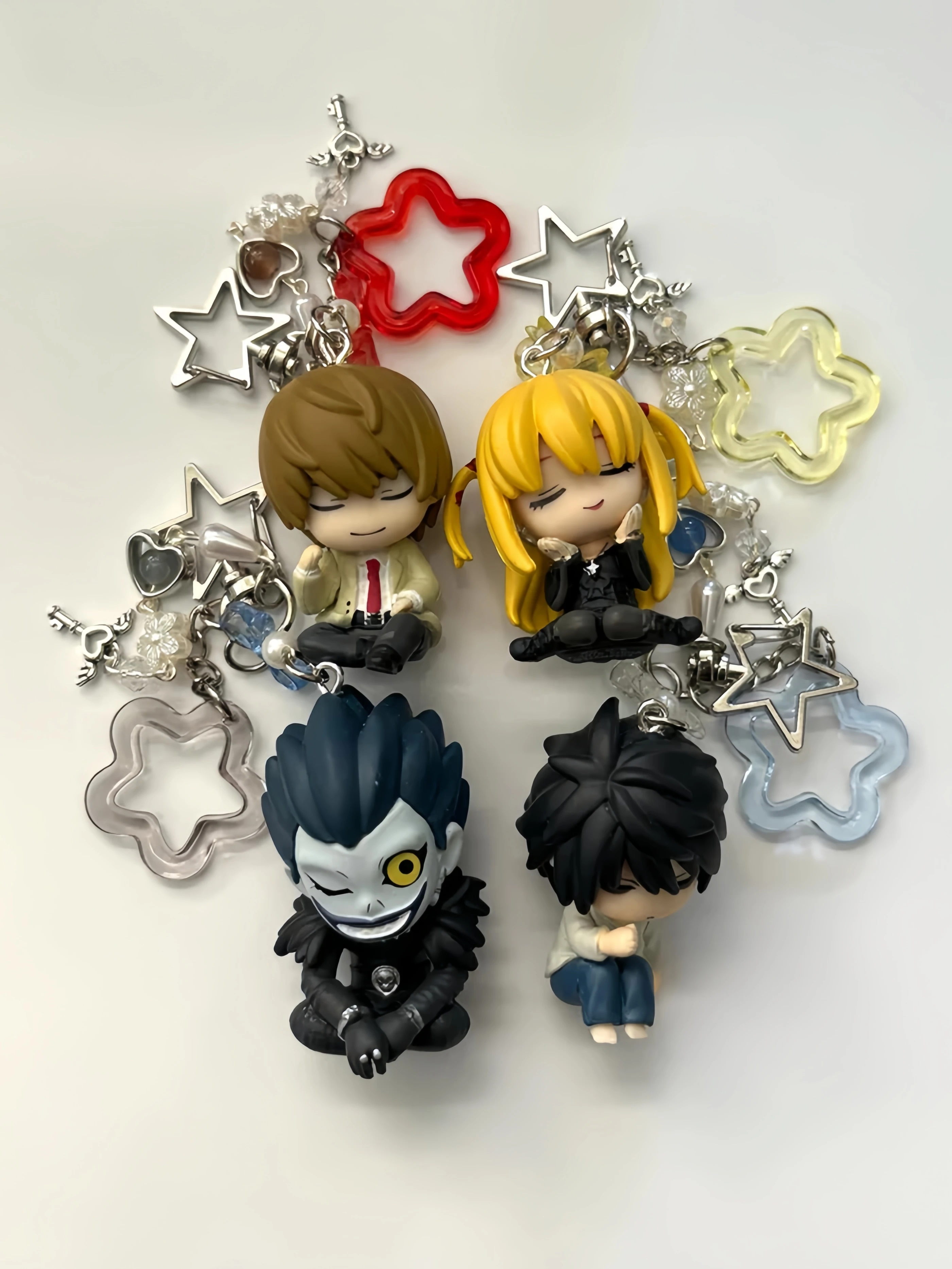 Handmade anime characters Keychains, Unique Anime Accessories, Perfect Gift for Fans…
