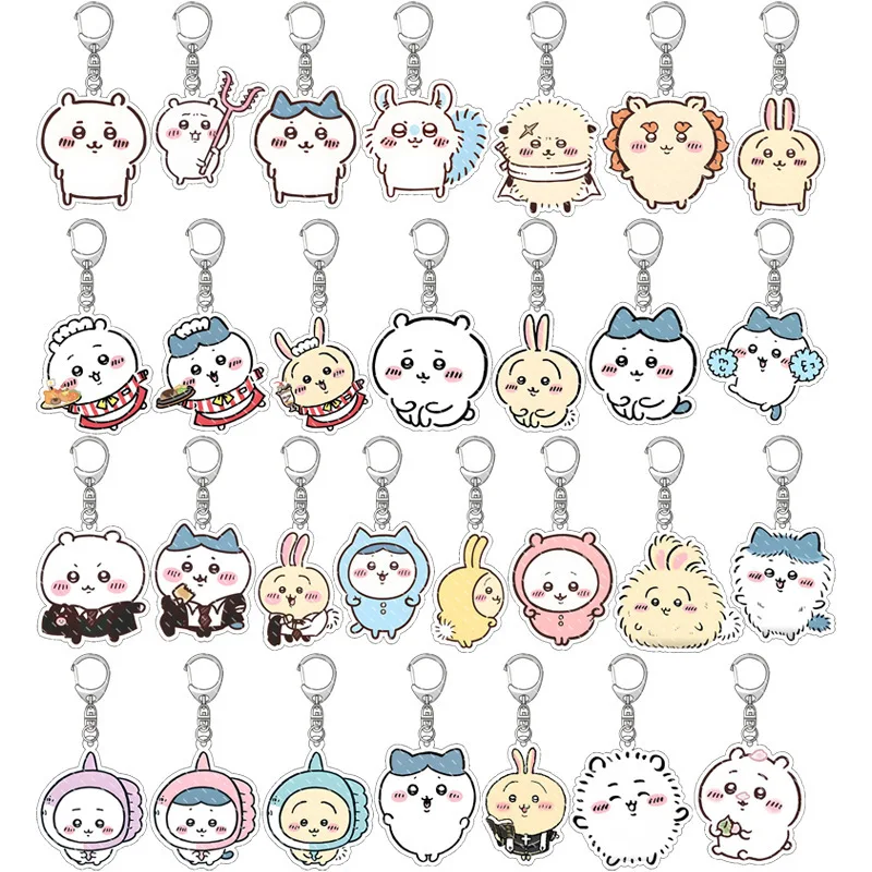 Kawaii CKW Character Acrylic Keychain Cute Usagi Friends Bag Charm Clear Anime Pendant…