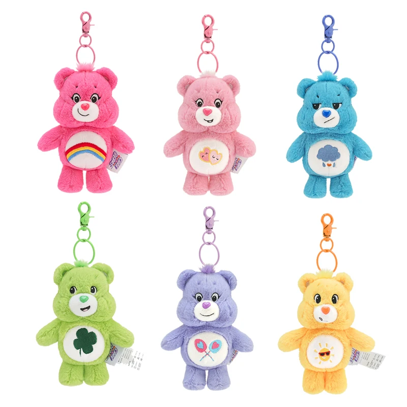 Care Bears Plush Kawaii Carebears Rainbown Bear Plush Anime Hobby Toy Keychain Bag with…