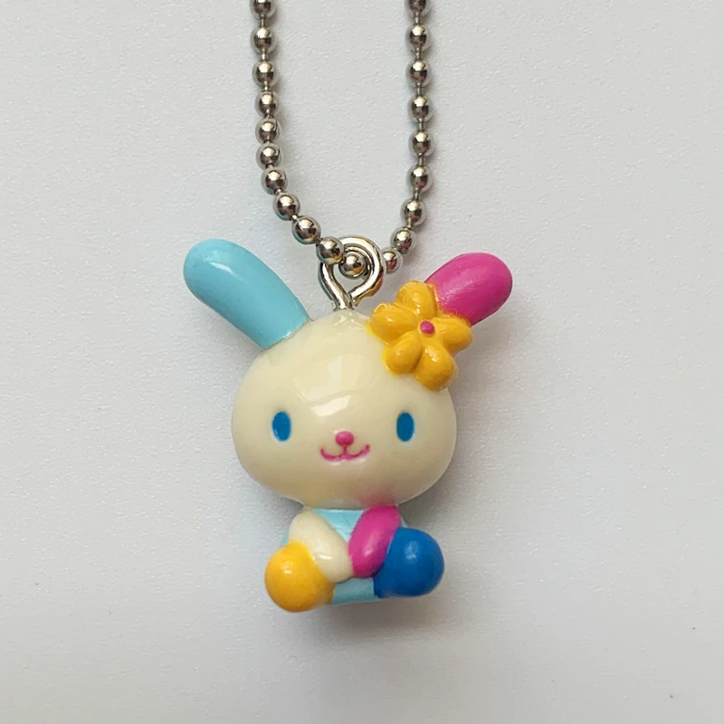 Cute Usahana Keychain Cartoon Anime Bunny Kawaii PVC Keychains Mascot Charm Mini Small…