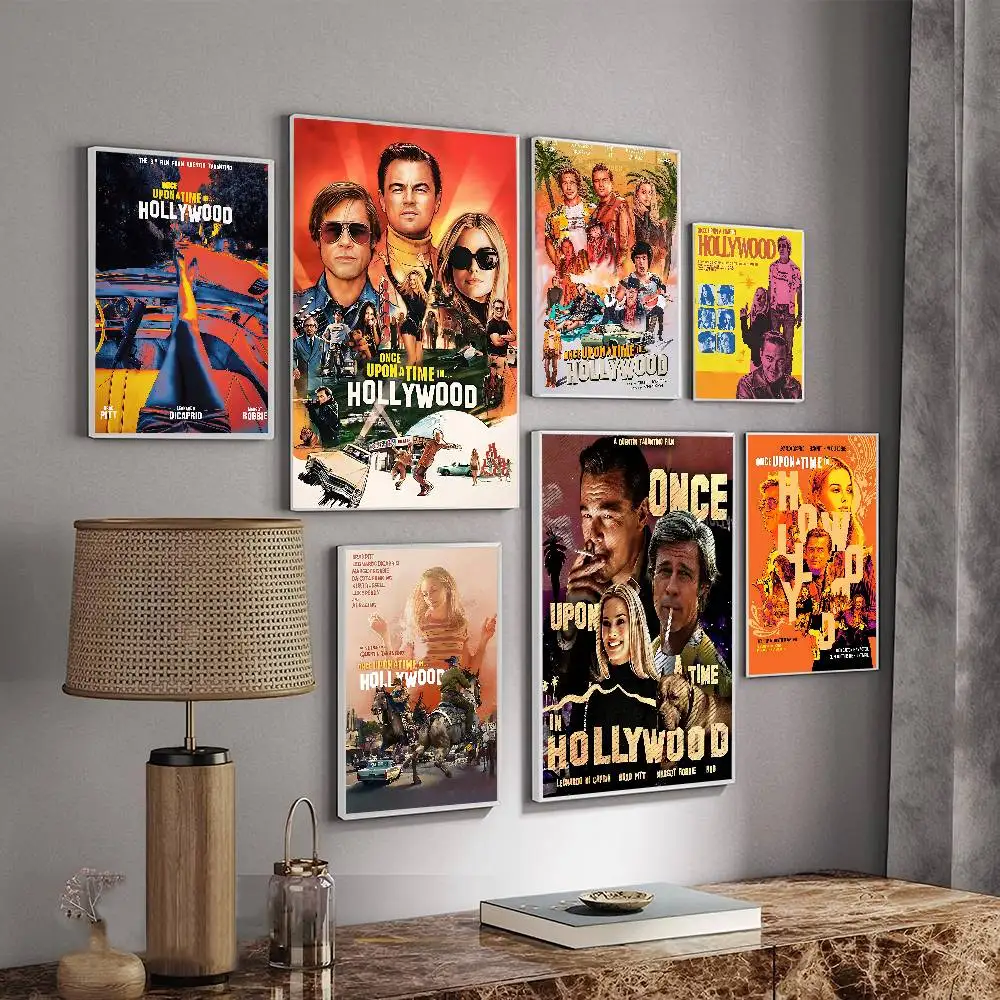 Movie Once Upon A Time In Hollywood Anime Posters Sticky HD Quality Wall Art Retro…