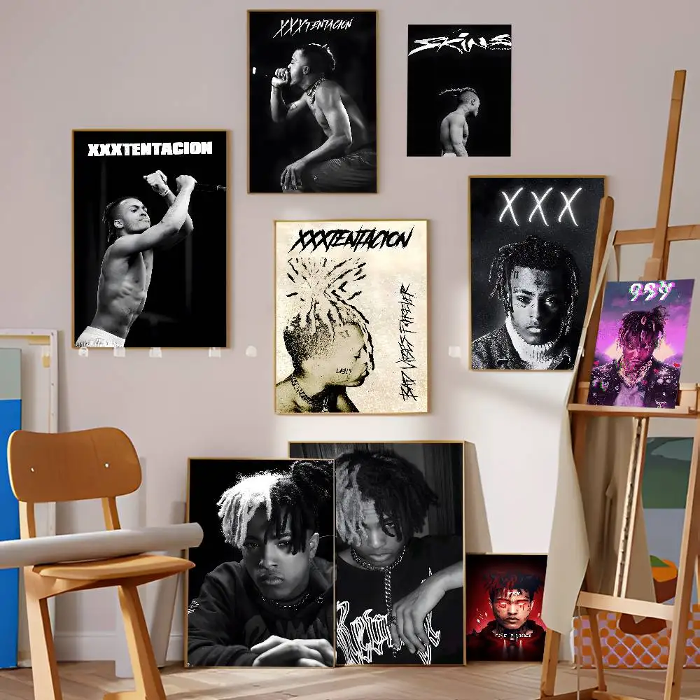 XXXTentacions 17 Anime Posters Sticky Decoracion Painting Wall Art White Kraft Paper Wall…