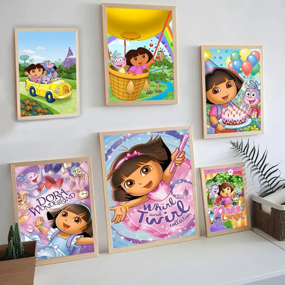 D-Dora Classic Anime Explorer Good Quality Prints and Posters Waterproof Paper Sticker…