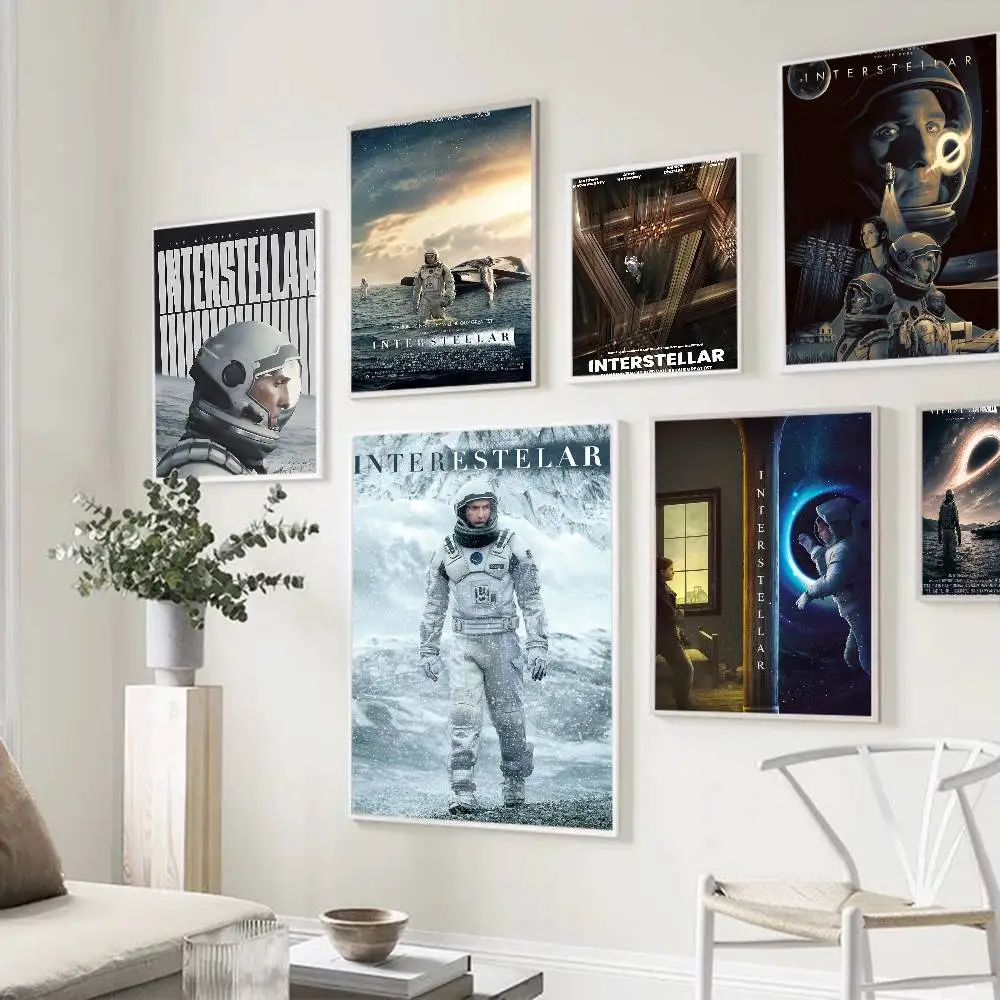 Interstellar Movie Anime Posters Sticky HD Quality Wall Art Retro Posters For Home Kawaii…