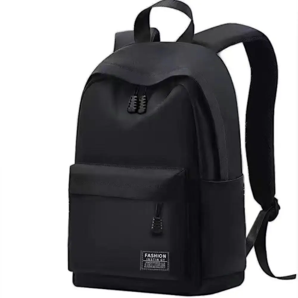 Trendy Oxford Cloth Versatile Backpack 15 inches Black Grey Computer Bag Washable School…