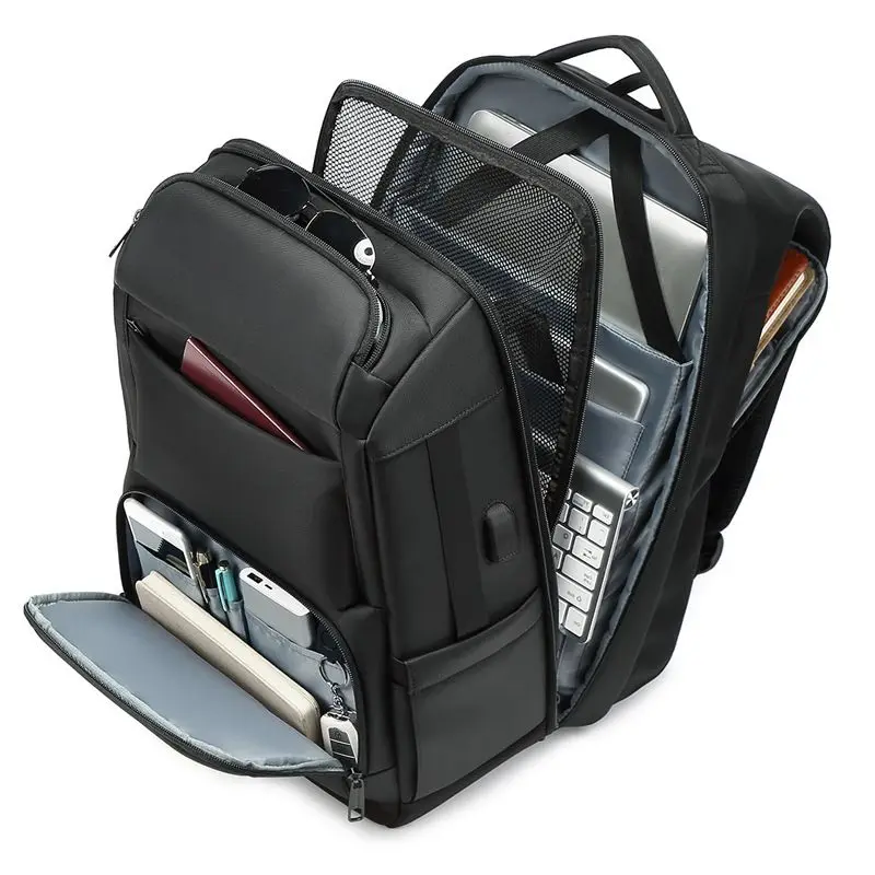 EURCOOL Backpack Men Multifunction Large Capacity Male Mochila Bags USB Charging Port…
