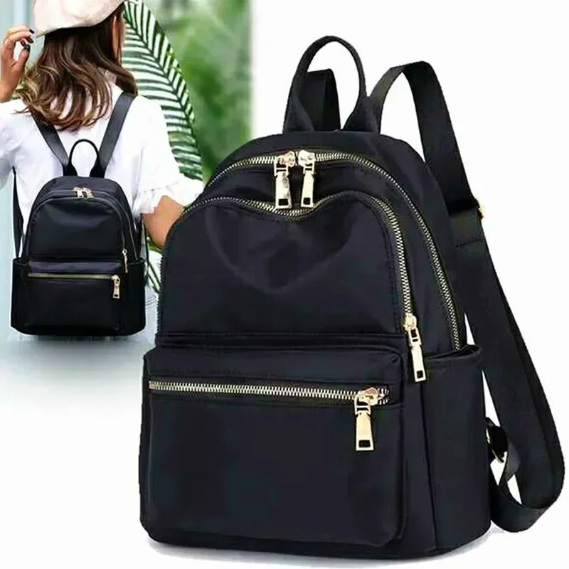 Female Fashion Lady High Capacity Waterproof College Backpack Trendy Women Laptop School…