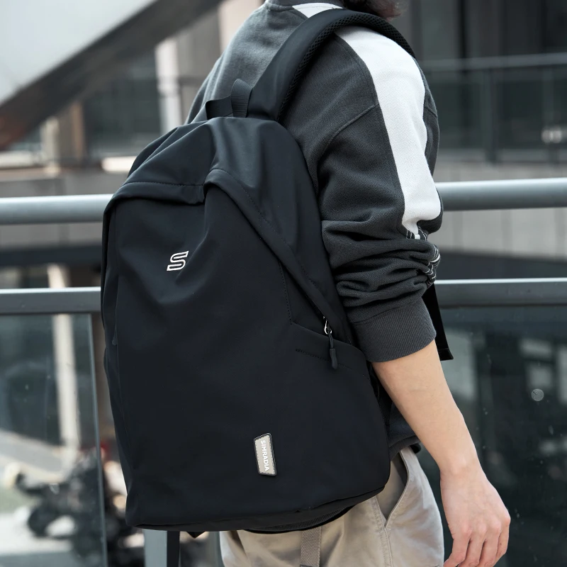 MOYYI Ultra Minimalist Lightweight Laptop Backpack Unisex Casual Waterproof Outdoor Travel Sport Rucksack Teenager School Bag