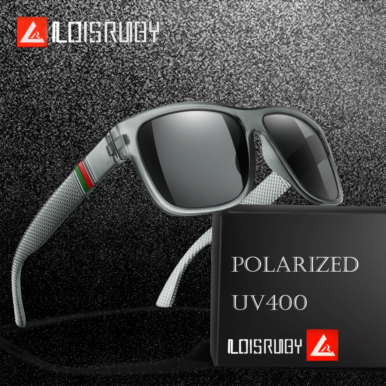 Classic Brand Men Square Polarized Fishing Sunglasses Outdoor Driving Cycling Running…