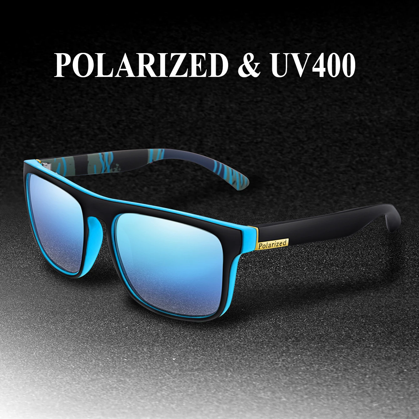 Retro Style Square Frame Polarized Cycling Sunglasses Men Night Vision Car Driving…