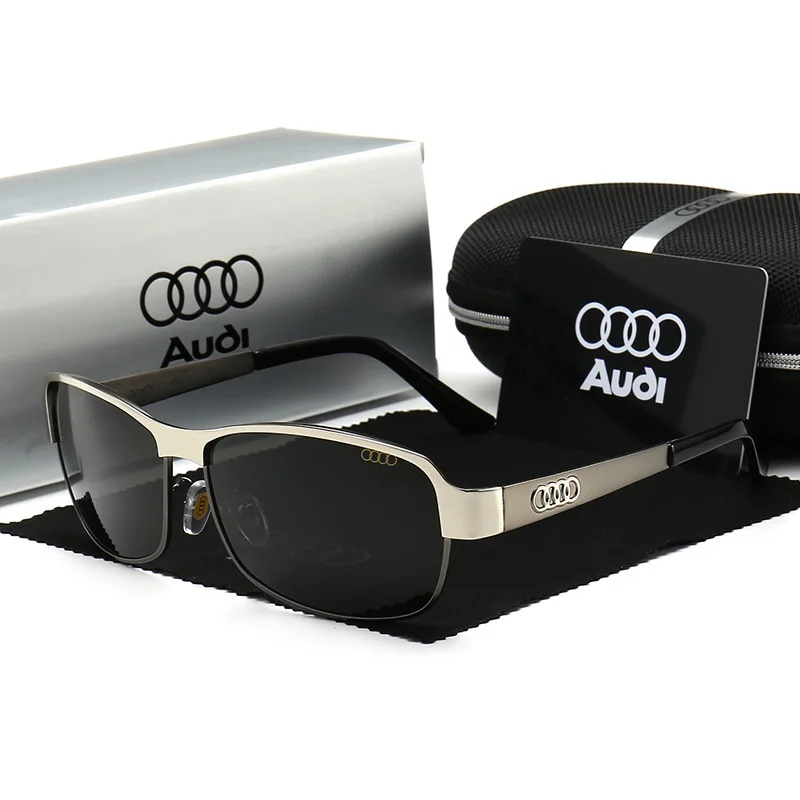 Audi Retro Oval UV400 Polarized Sunglasses for Men Women Motorcycle Glasses AntiGlare…