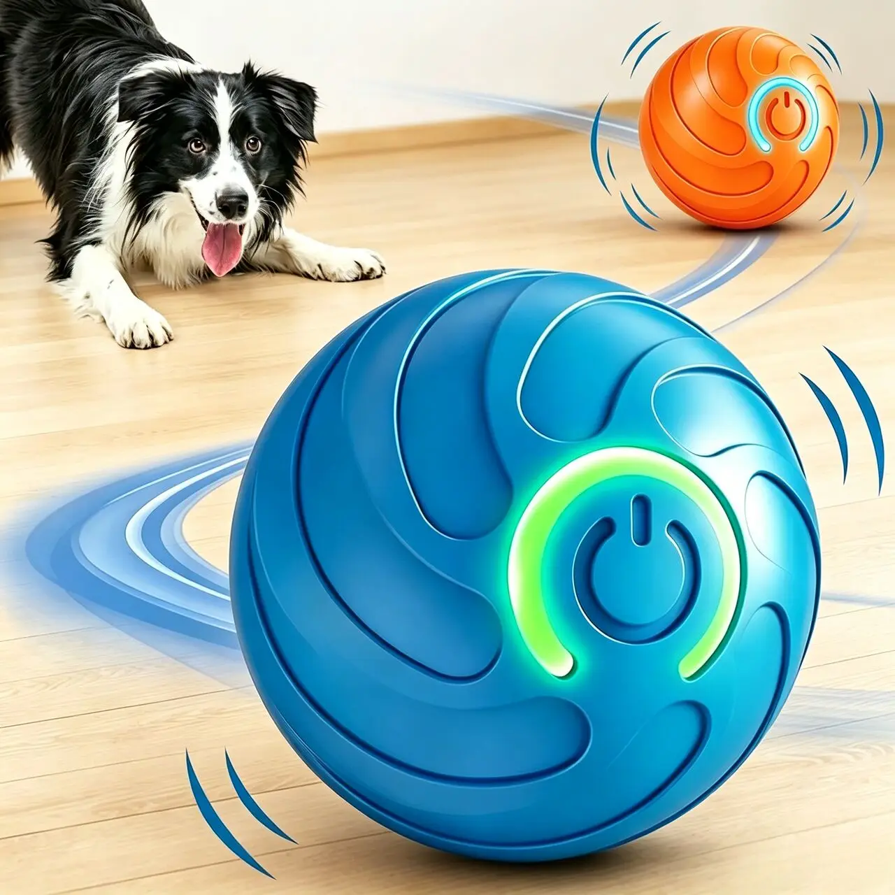Smart Dog Toys Ball Electronic Interactive Pet Toy Moving Ball USB Automatic Moving…