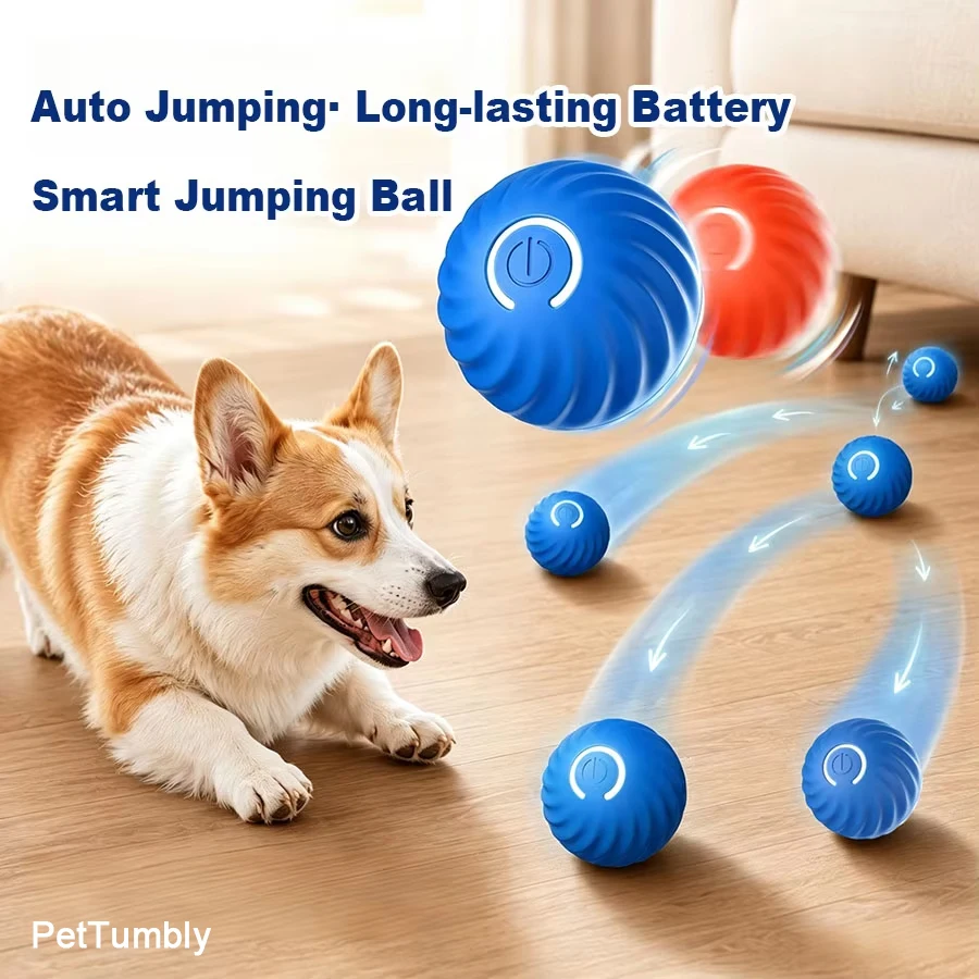 Smart Dog Toys Ball Electronic Interactive Pet Toy Moving Ball USB Automatic Moving…