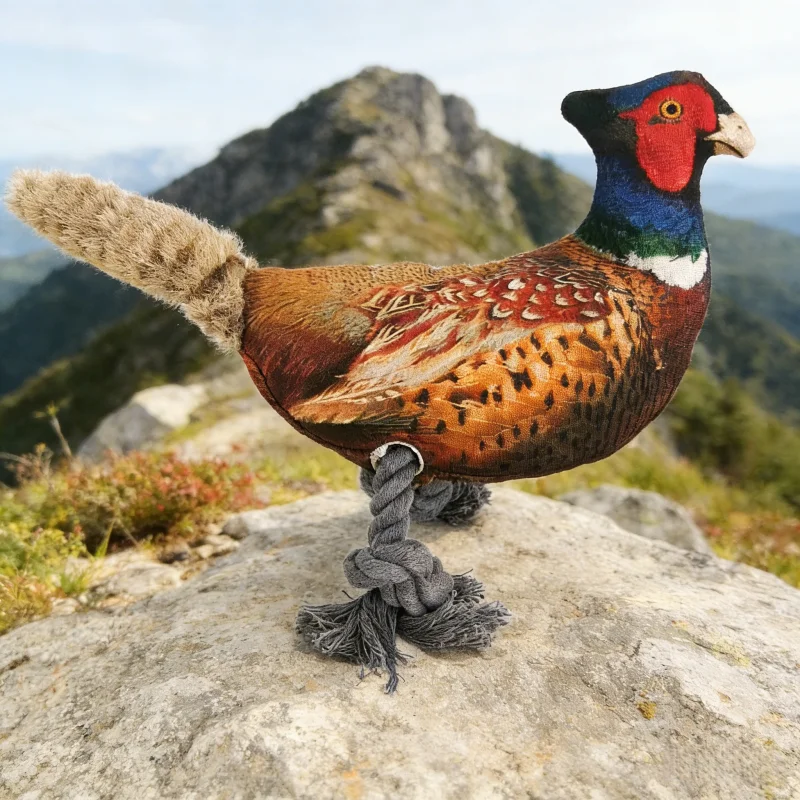 Ring-necked Pheasant Chickens And Ducks Pet Toy Dog Toy With Squeak Plush Toy Cat Dog…