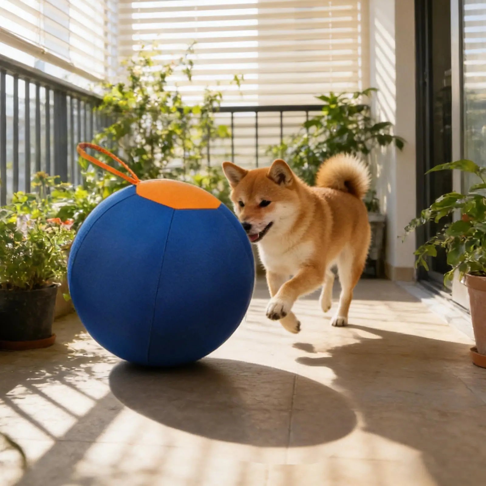 Large Dog Ball Interactive Moving Toys Pet Supplies Herding Ball for Dogs Breed for Puppy…