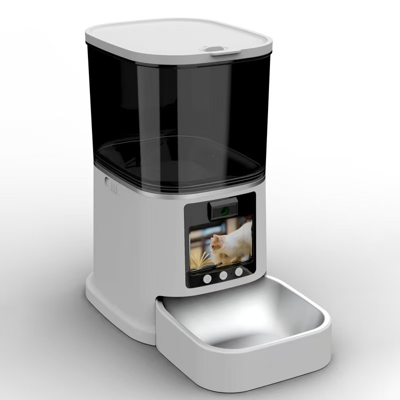 Adjustable Pet Camera And Smart Automatic Cat Feeder