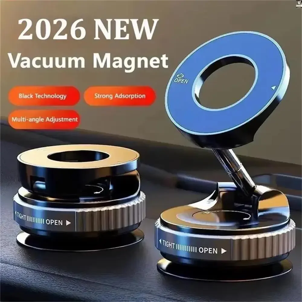 360 ° Adjustable Suction Cup Phone Holder Vacuum Magnetic Car Phone Holder Magnetic…