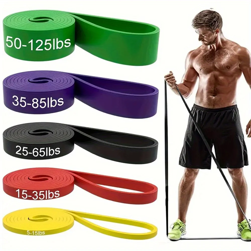 resistance Bands, Stackable TPE Resistance Bands for Strength Training, Fitness, Workout…