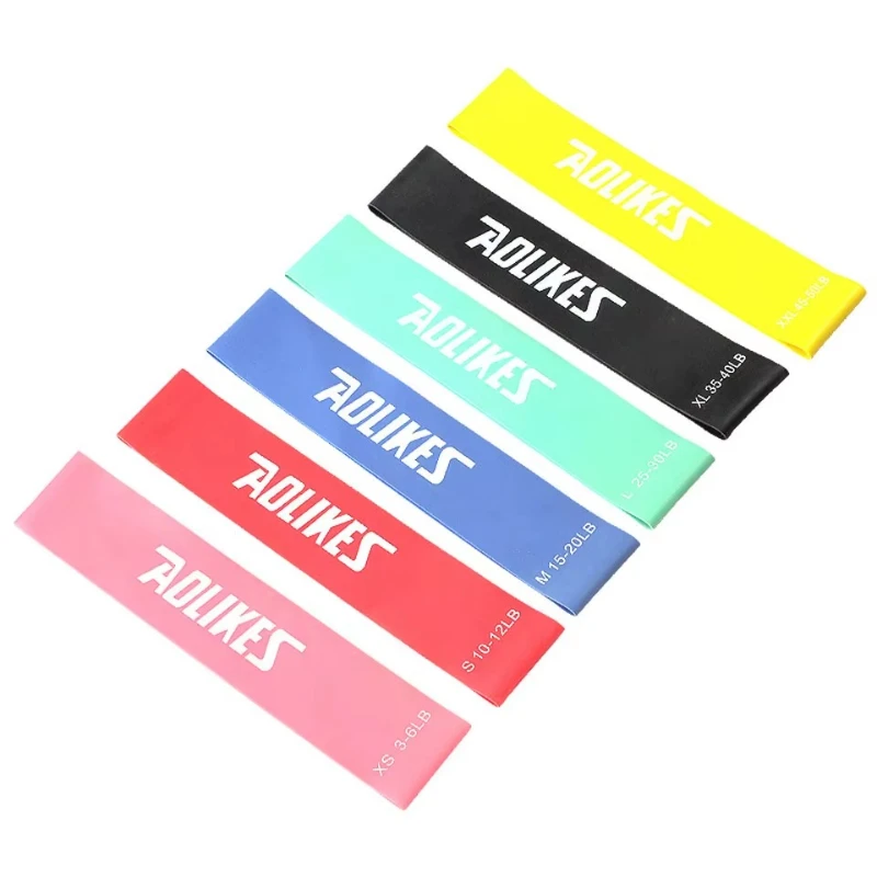 Colorful Tension Belt Elastic Belt Yoga Fitness Tension Ring Plastic Leg Core Sports Gym Home Exercise Ring Resistance Belt Suit