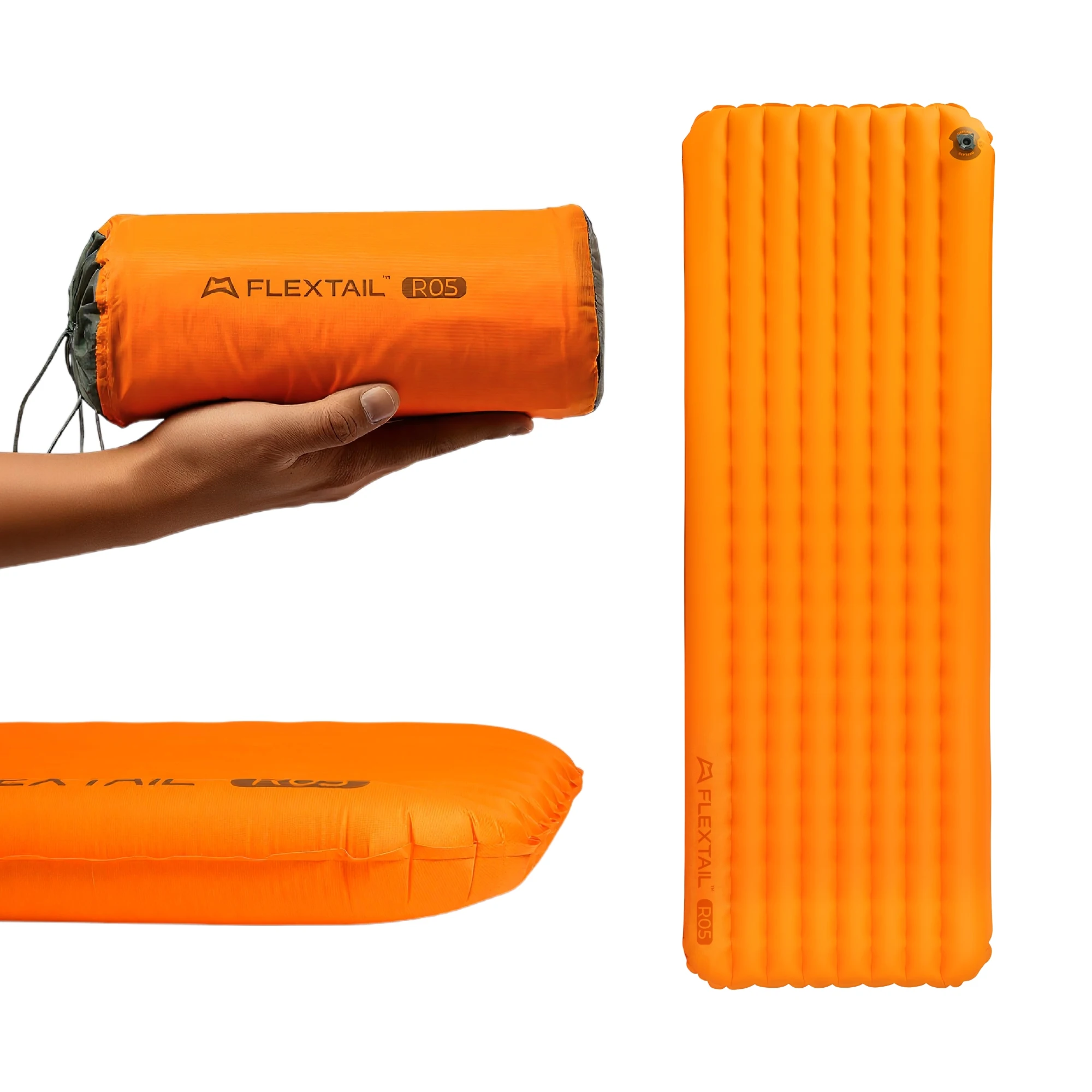 FLEXTAIL TINY SLEEPING PAD R05 – 196cm Insulated Sleeping Pad, R 5.6 Inflatable Air Mat…