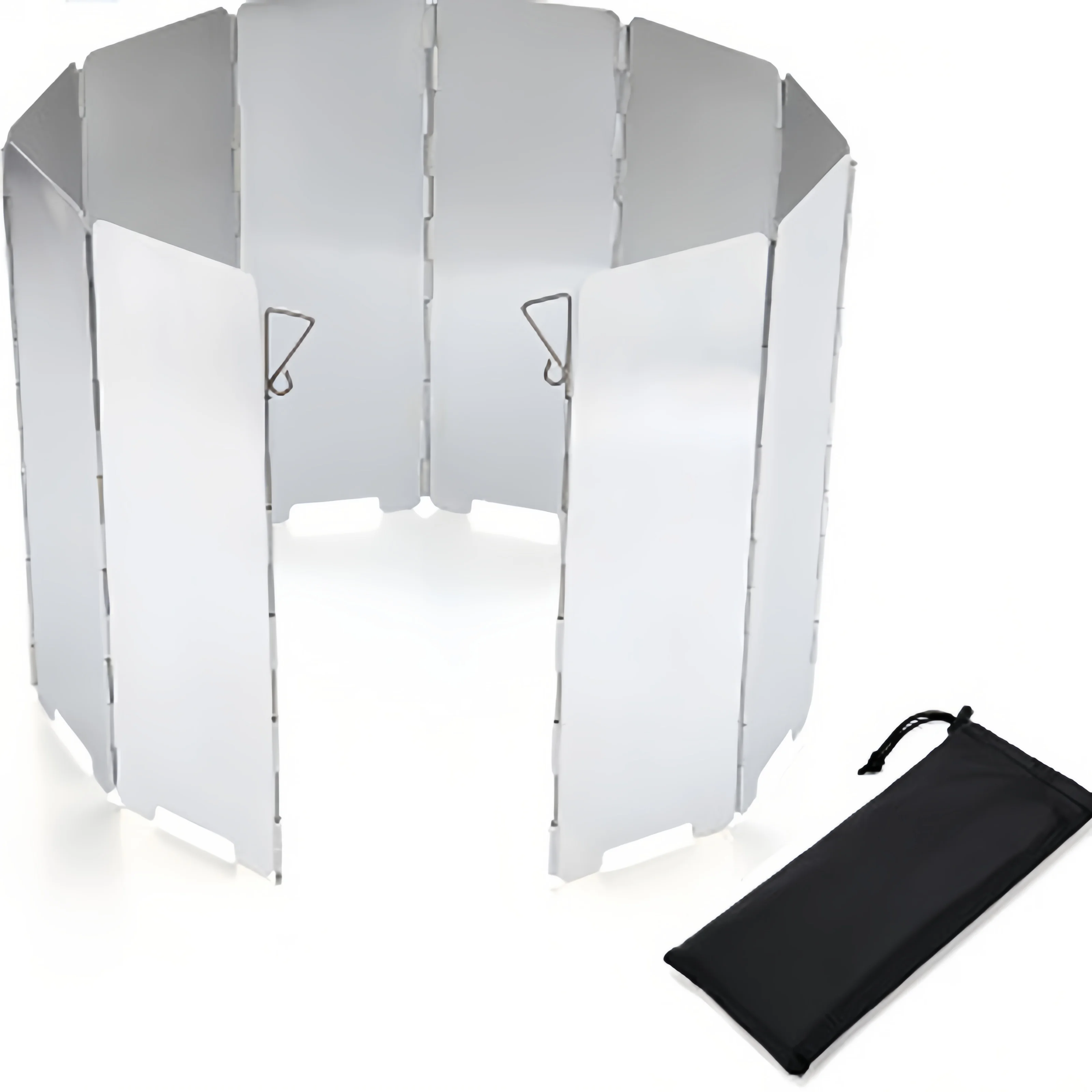 8/9/10 Plates Gas Stove Wind Shield Outdoor Camping Picnic Cooking Burner Windproof…
