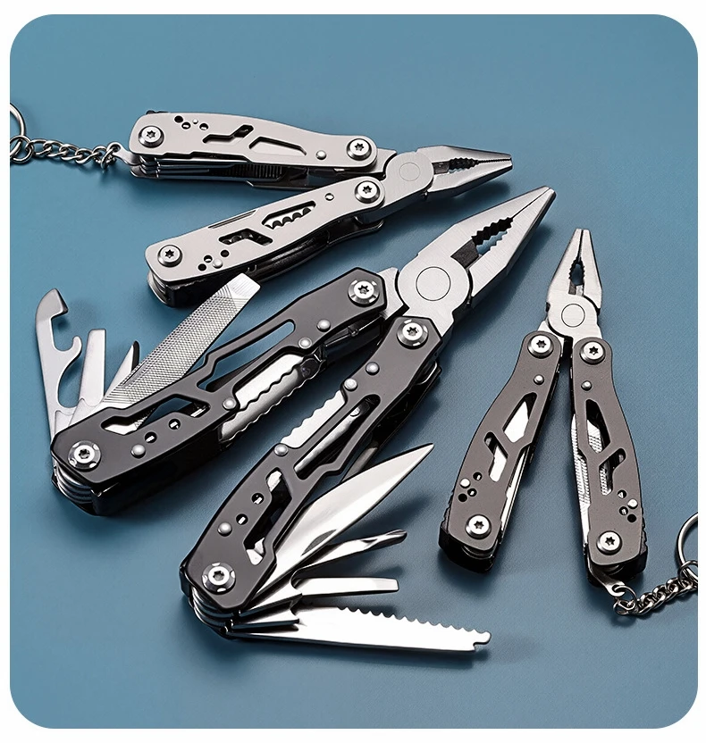 Pocket Mini Pliers Knife Screwdriver Folding Small Multitool Opener Nail File Precision…