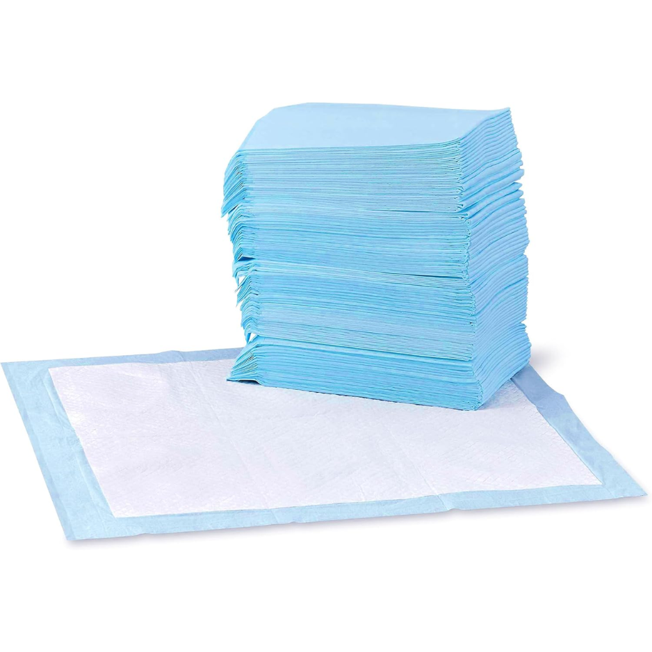 Hundred Pcs Dog Pee Pads 22x22, 5-Layer Quick-Dry Puppy Training Pads