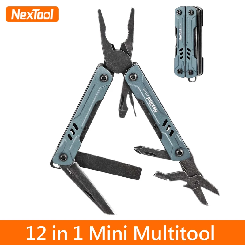 NexTool Mini Sailor Pliers S11 Pro 12-In-1 Multi Tool Pocket Knife Folding Tools Wire…