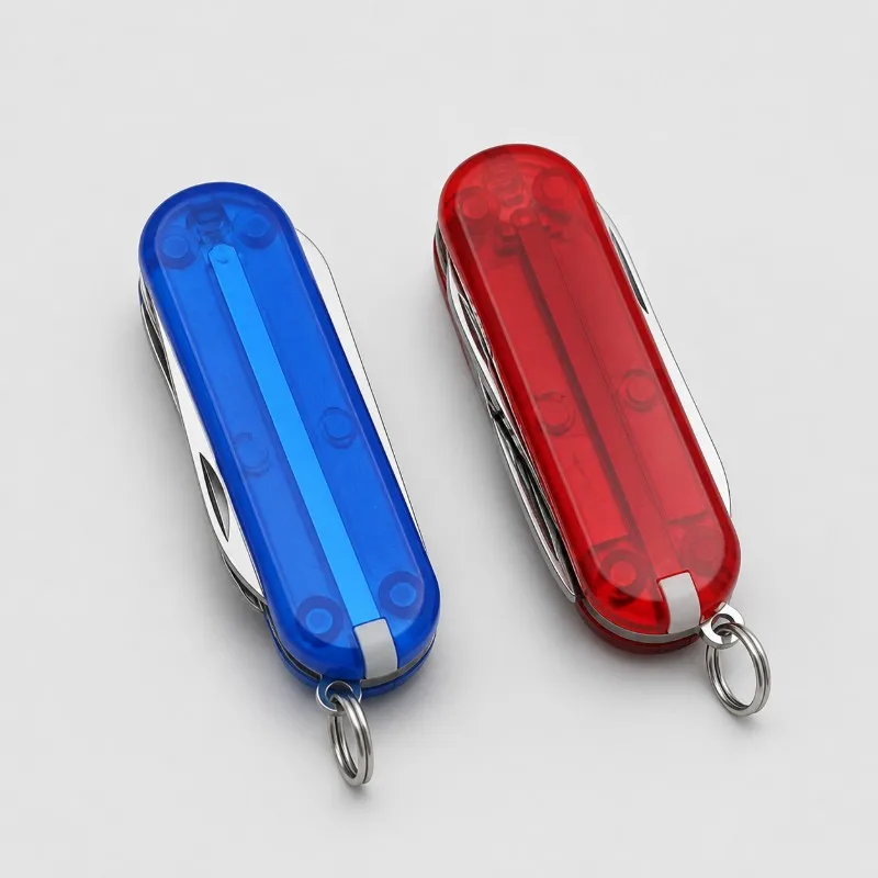 2 Pack Multicolor Mini Folding Multi Tool Portable Compact Outdoor Survival Emergency…