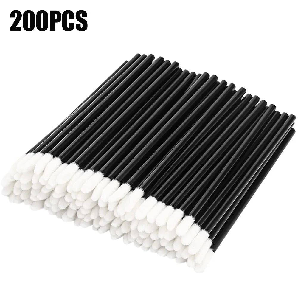 100/200pcs Lip Wands Applicators Eyelashes Brushes Lipstick Brush Mascara Applicator…