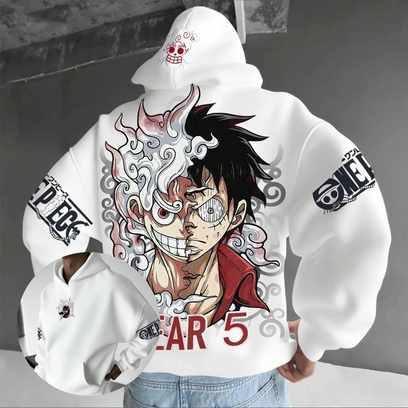 One Piece Luffy Anime Hoodie man women Pullover Sweatshirt Streetwear Casual Autumn…