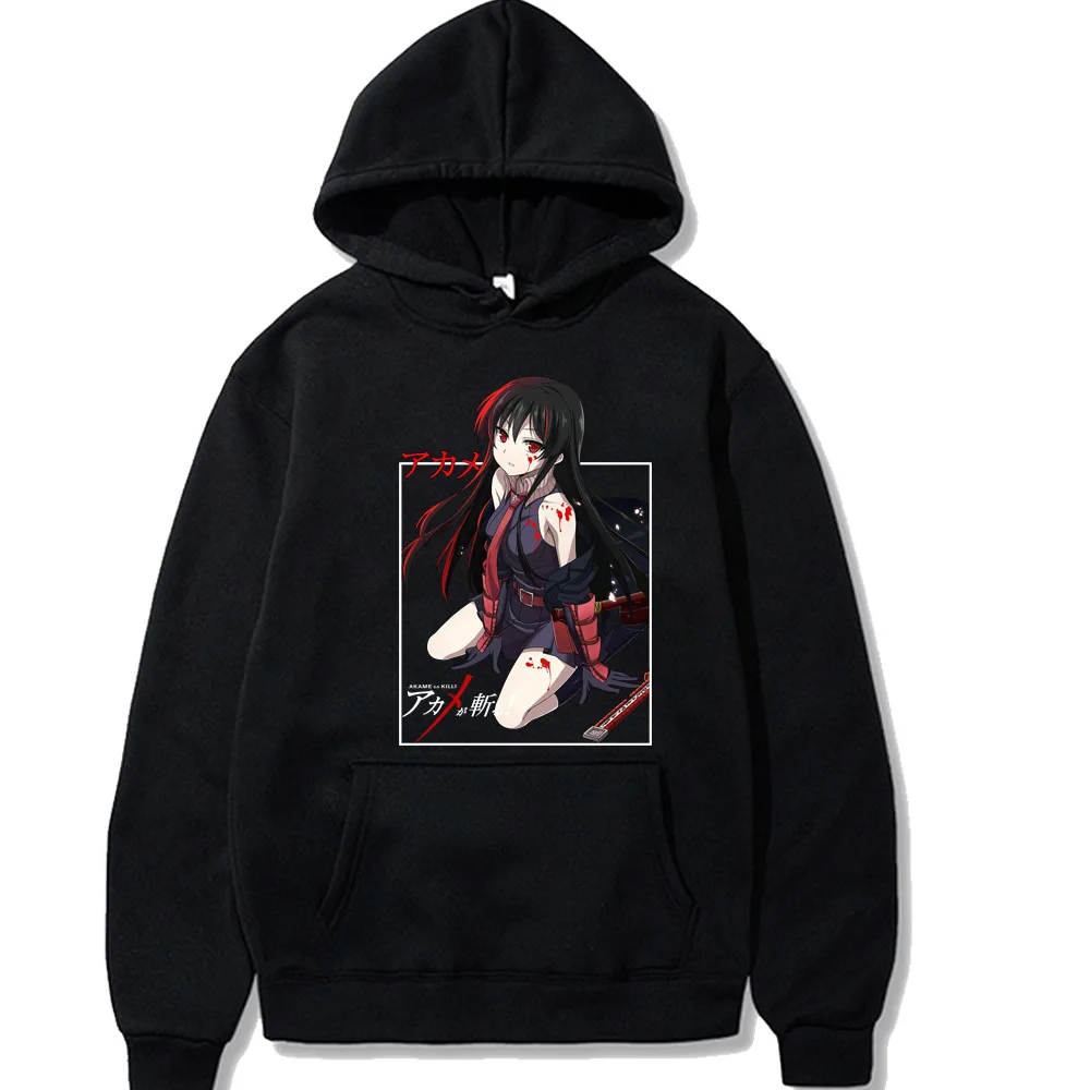 Akame Ga KILL Japanese Anime Hoodie Men's and Women's Harajuku Pullover Street Wear…