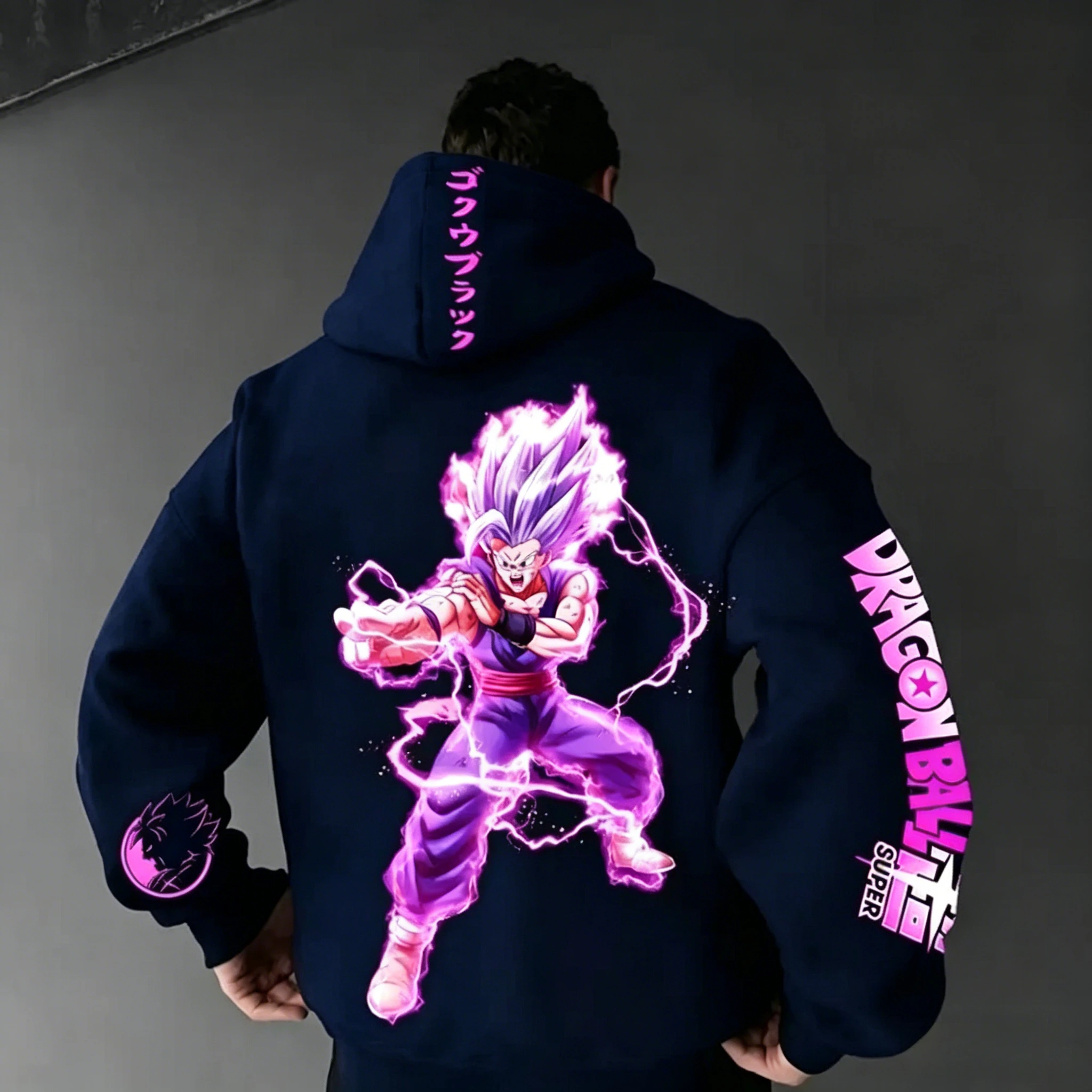 Dragon Ball Men's Hoodie Sweater Gohan Japan Anime Boy Children's Harajuku Long Sleeve…
