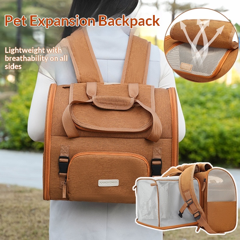 Breathable Portable Large-capacity Cat And Dog Pet Carrier Backpack